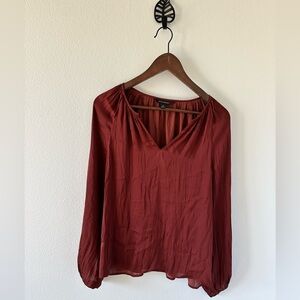 Burgundy dress shirt